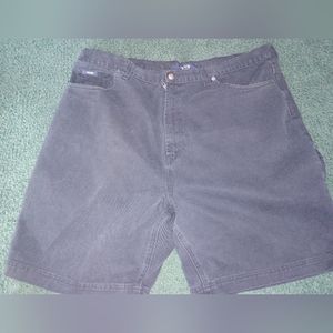 Izod black denim shorts size 44